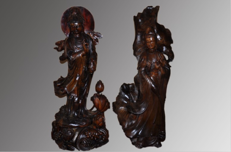 烏木金絲楠——觀音