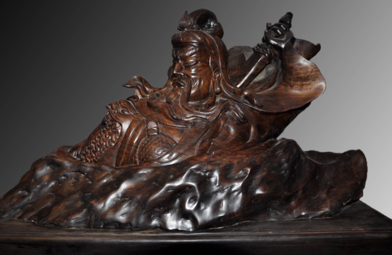 烏木金絲楠——關公