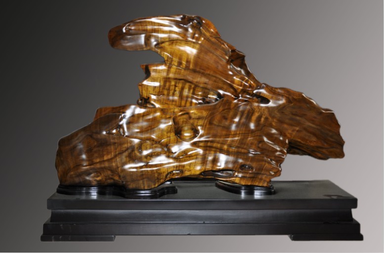 烏木金絲楠自然擺件