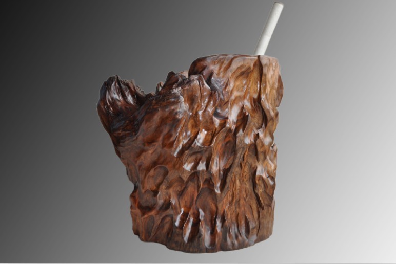 烏木金絲楠——畫海