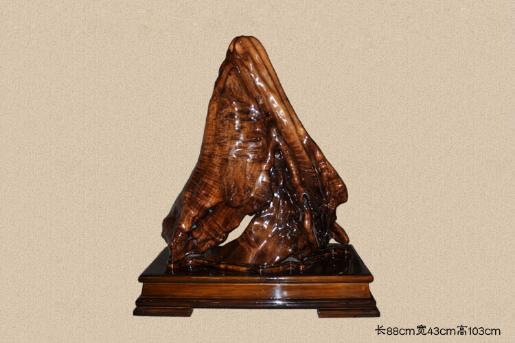 烏木金絲楠收藏品——一帆風順